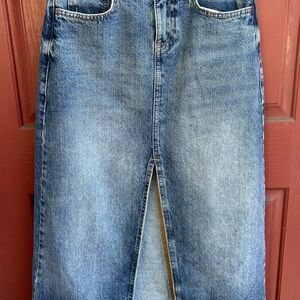 Women's Blue Denim Skirt